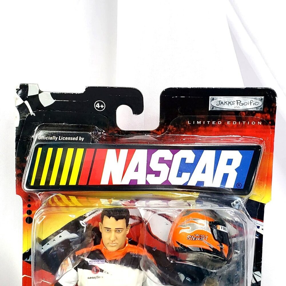 Tony Stewart #20 NASCAR 2003 Action Figure By Jakks Pacific Road Champs 6 inch - Picture 3 of 12
